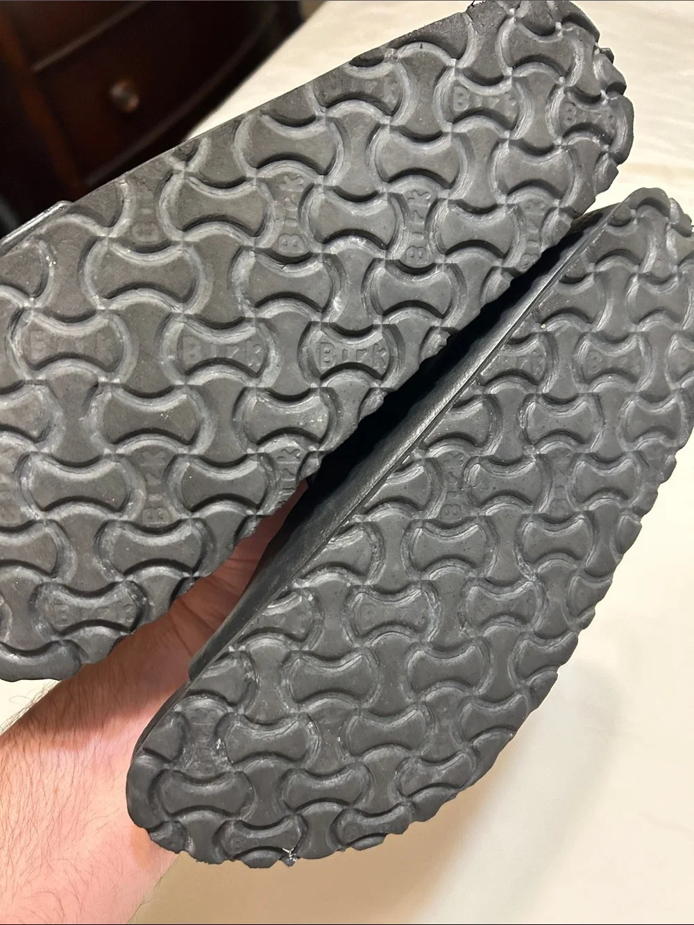 Birkenstock Black Two-Strap Men’s Sandals